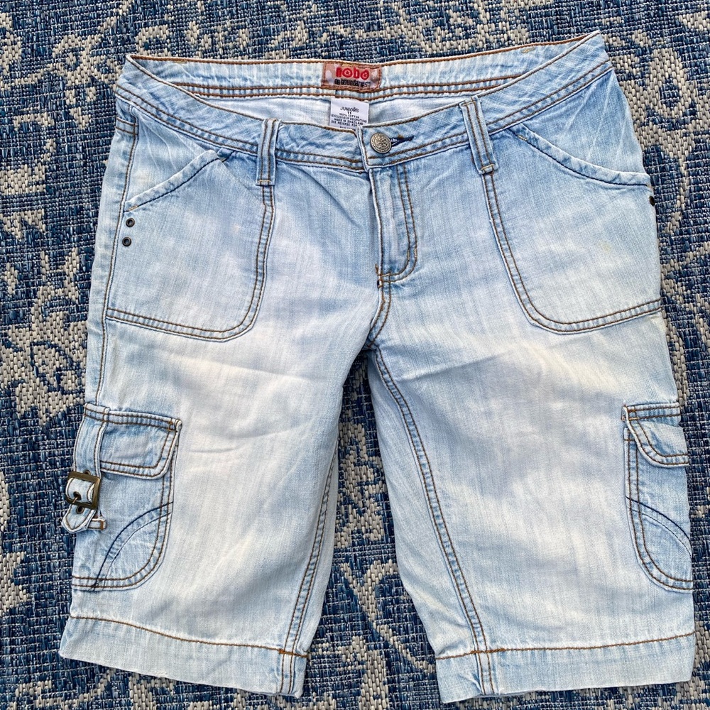NOBO Light Blue Women's Cargo Shorts. Size 11